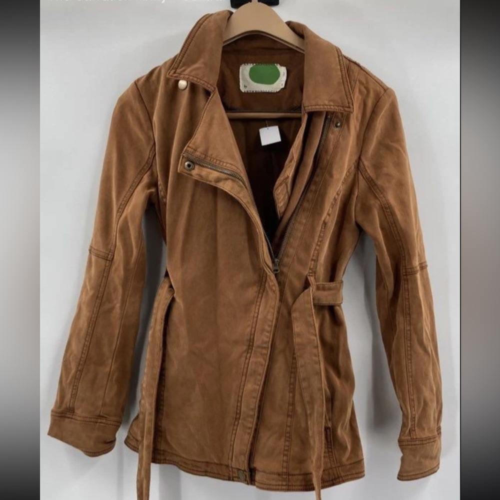 Anthropologie Tan Utility Jacket Size XS